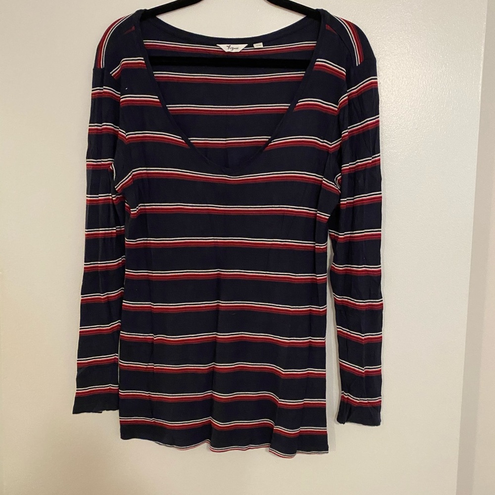 Stripped Maternity Long Sleeve